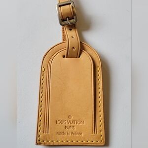 Louis Vuitton Vachetta Leather Luggage Tag